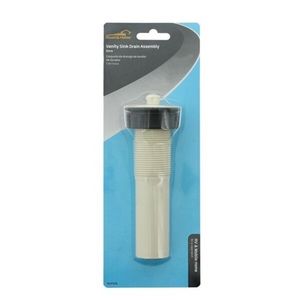 NEW Road & Home Vanity Sink Drain Assembly - Bone Finish - Universal Sink Drain